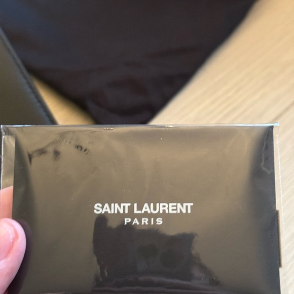 Yves Saint Laurent Black and Gold Clutch - Picture 11 of 11